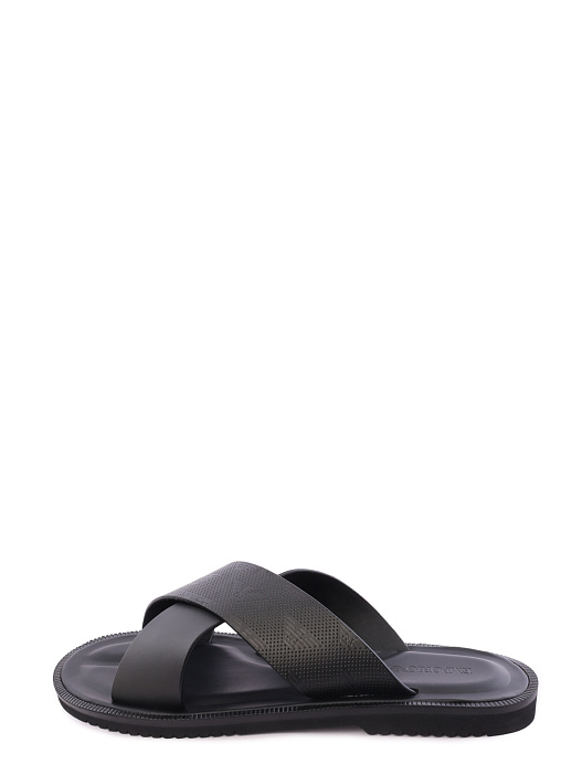 Шлепанцы черные с двумя широкими перемычками — купить в интернет-магазине Verdistore