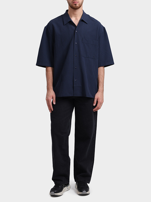 Рубашка Calvin Klein Jeans LV04RB107G CEF хлопковая мужская в полоску — купить в интернет-магазине Verdistore
