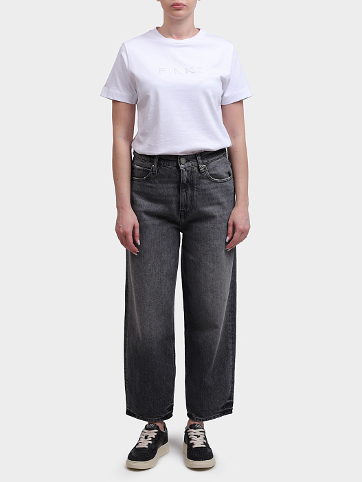 Джинсы Pinko 103857 A2RY PJ9 женские с эффектом потертости — купить в интернет-магазине Verdistore