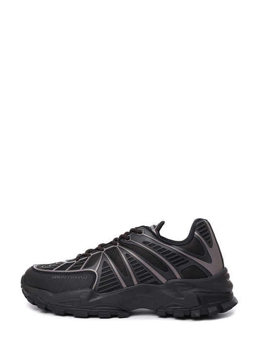 Кроссовки Armani Exchange XUX238 XV907 U314 черные мужские на массивной подошве — купить в интернет-магазине Verdistore