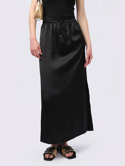 Юбка Herno GN000024D 12506 9300 атласная женская — купить в интернет-магазине Verdistore