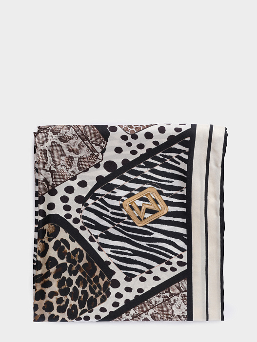 Платок Marella MLATERRA 001 женский с анималистичным принтом — купить в интернет-магазине Verdistore