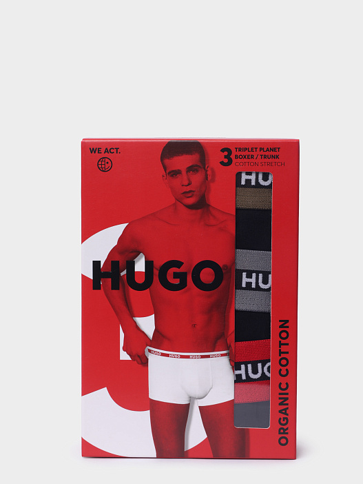 Трусы комплект Hugo 50492375 973 хлопковые мужские — купить в интернет-магазине Verdistore