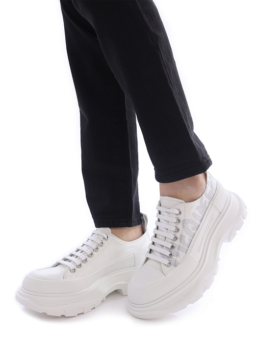 Кроссовки Alexander McQueen 676711-W4RQ2-9071 текстильные женские — купить в интернет-магазине Verdistore