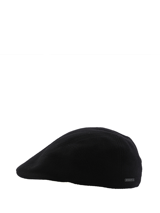 Кепка черная шерстяная с металлическим логотипом — купить в интернет-магазине Verdistore