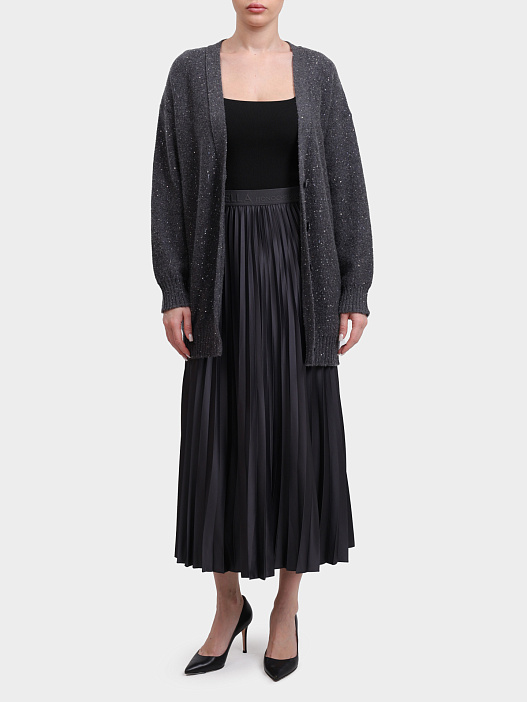 Юбка Marella PONTIAC 004 серая женская плиссированная — купить в интернет-магазине Verdistore