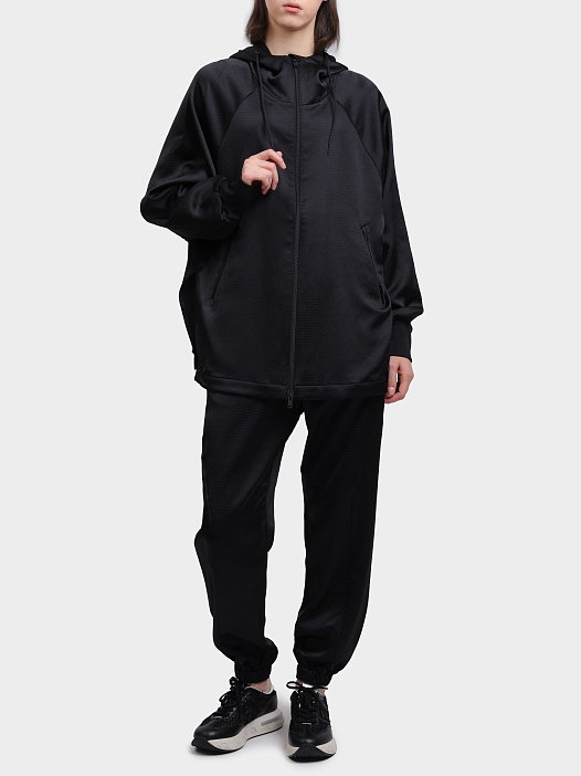 Куртка Y-3 IN4396 черная женская с капюшоном — купить в интернет-магазине Verdistore