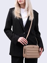 Сумка K60K612114 PA6 стеганная бежевая VERDI STORE