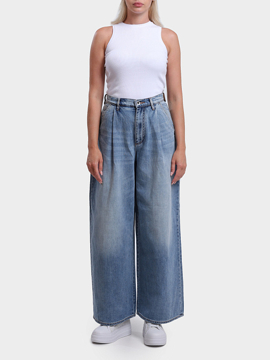 Джинсы Armani Exchange XW000137 AF12851 MB003 светло-синие женские — купить в интернет-магазине Verdistore