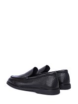 Лоферы ALONSO / NERO черные из мягкой кожи VERDI STORE