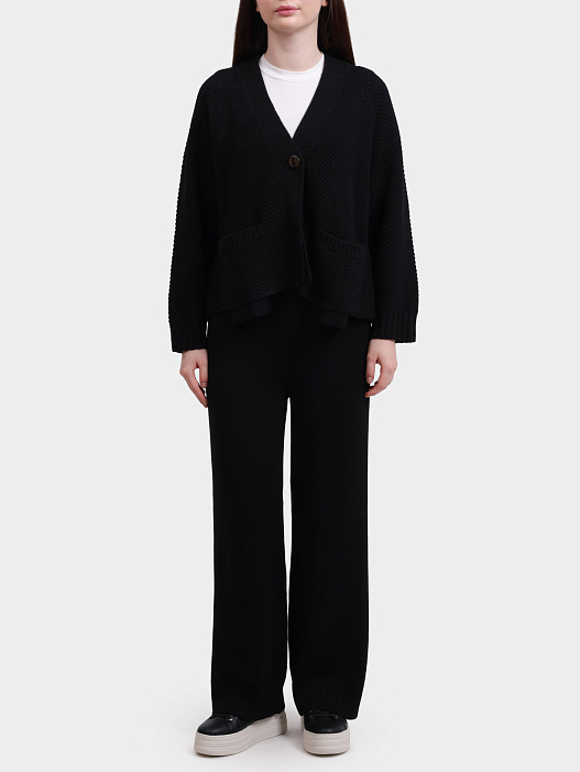 Кардиган Armani Exchange XW001306 AF16604 UC001 черный женский — купить в интернет-магазине Verdistore