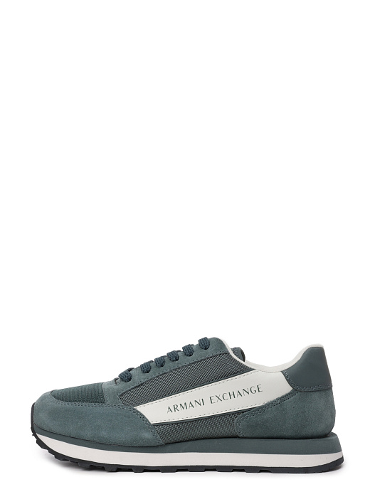 Кроссовки Armani Exchange XUX083 XV263 T474 комбинированные мужские с логотипом — купить в интернет-магазине Verdistore