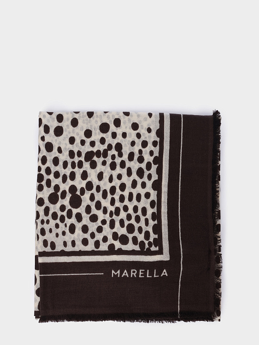 Платок Marella MLAERBA 002 женский с принтом в горох — купить в интернет-магазине Verdistore