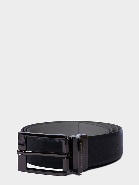 Ремень Armani Exchange 951060 CC236 51635 кожаный мужской — купить в интернет-магазине Verdistore