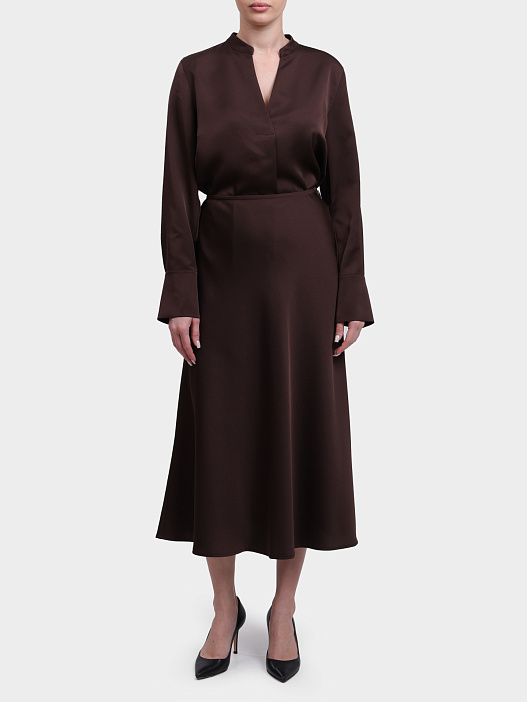 Юбка 58 254B58Sophie 10020175 201 темно-коричневая женская — купить в интернет-магазине Verdistore