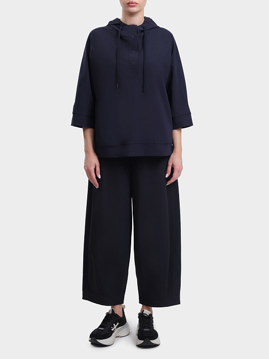 Брюки Herno PT00031DL 12825 9300 черные женские — купить в интернет-магазине Verdistore