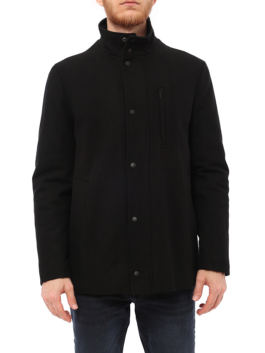 Пальто Calvin Klein K10K106126 BEH черное мужское — купить в интернет-магазине Verdistore