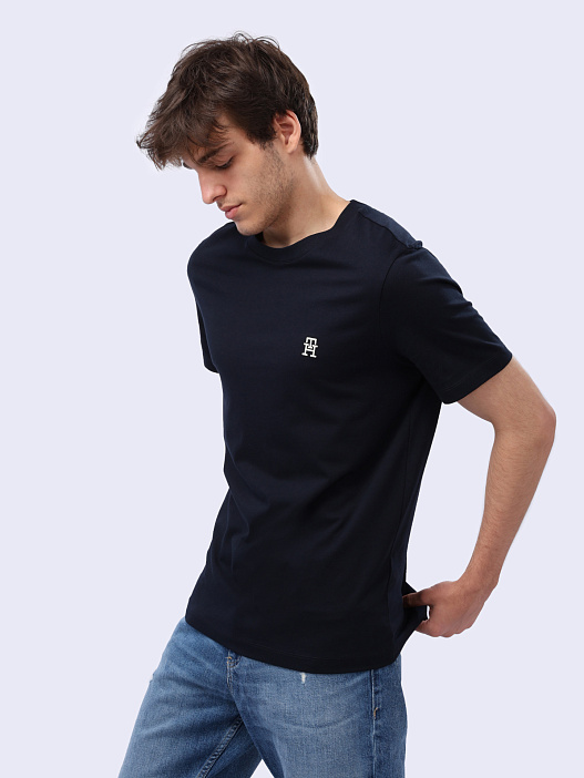 Футболка Tommy Hilfiger MW0MW33987 хлопковая мужская — купить в интернет-магазине Verdistore