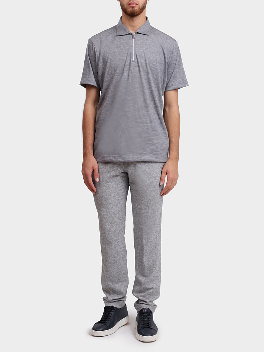 Поло Tombolini WJ72 IYMA U810 серое мужское — купить в интернет-магазине Verdistore