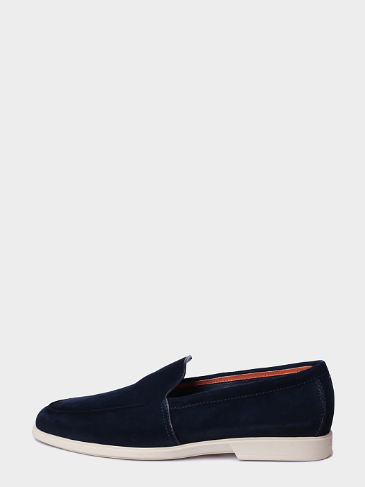 Лоферы Santoni MGAG18829TICSEAAU60 замшевые мужские — купить в интернет-магазине Verdistore