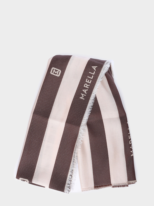 Шарф Marella MLADOMINO 001 женский с логотипом  — купить в интернет-магазине Verdistore