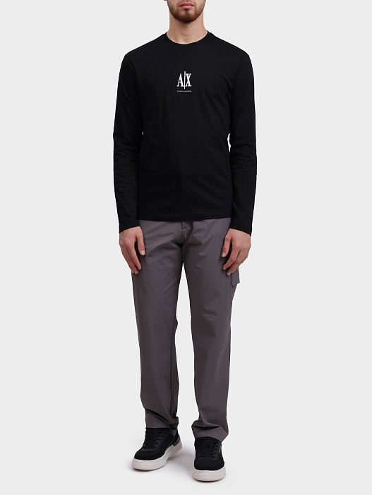 Лонгслив Armani Exchange XM000364 AF12308 UC001 хлопковый мужской — купить в интернет-магазине Verdistore