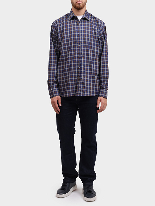 Рубашка Pantamo 4319-314-06 клетчатая мужская — купить в интернет-магазине Verdistore