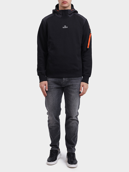 Худи Parajumpers ELECTRA 23WMPMFLRE02/0541 черное мужское — купить в интернет-магазине Verdistore