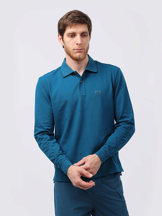 Поло C.P. Company 16CMPL076A-005263W 848 синее мужское — купить в интернет-магазине Verdistore