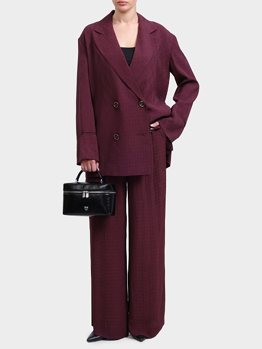 Брюки Pinko 106203 A33H RR7 бордовые женские — купить в интернет-магазине Verdistore