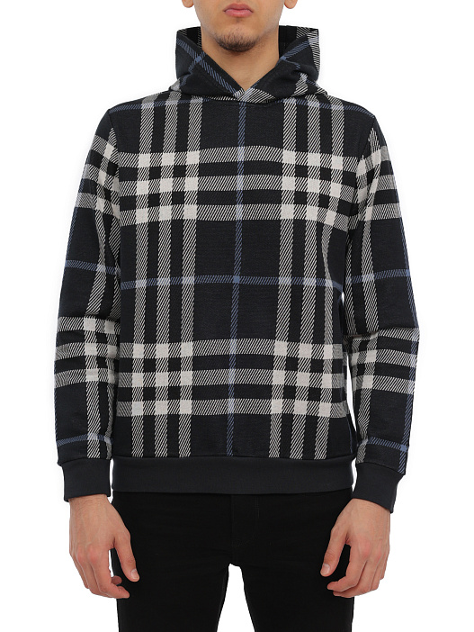 Худи Burberry 8070669 B4321 хлопковое мужское в клетку — купить в интернет-магазине Verdistore