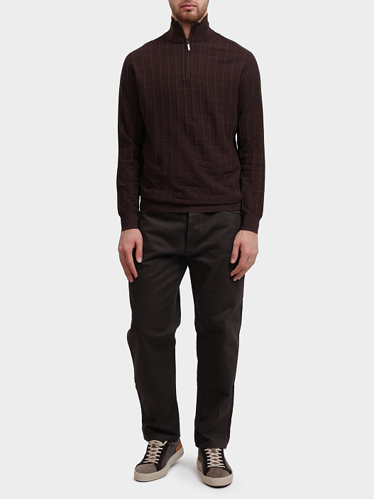 Джинсы Emporio Armani 6R1J69 1NGRZ 05A6 темно-коричневые мужские — купить в интернет-магазине Verdistore