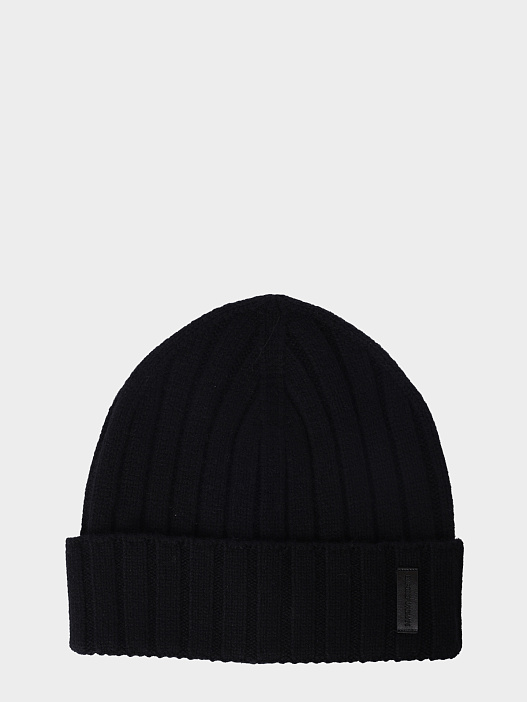 Шапка Emporio Armani EM003748 AF 19897 UC00 черная мужская — купить в интернет-магазине Verdistore