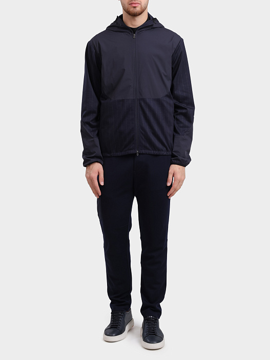 Мастерка Sease WH049TJ232 B13 темно-синяя мужская комбинированная — купить в интернет-магазине Verdistore