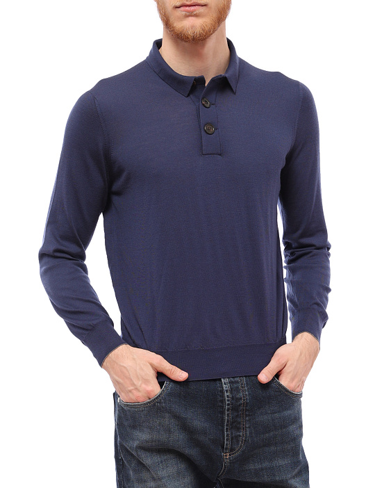 Джемпер Brunello Cucinelli M2400245 синий мужской — купить в интернет-магазине Verdistore