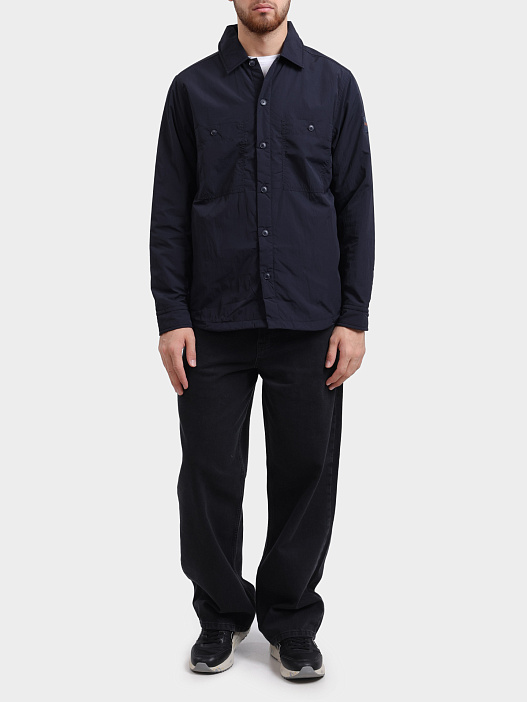 Куртка-рубашка Hugo 50543125 404 темно-синяя мужская — купить в интернет-магазине Verdistore