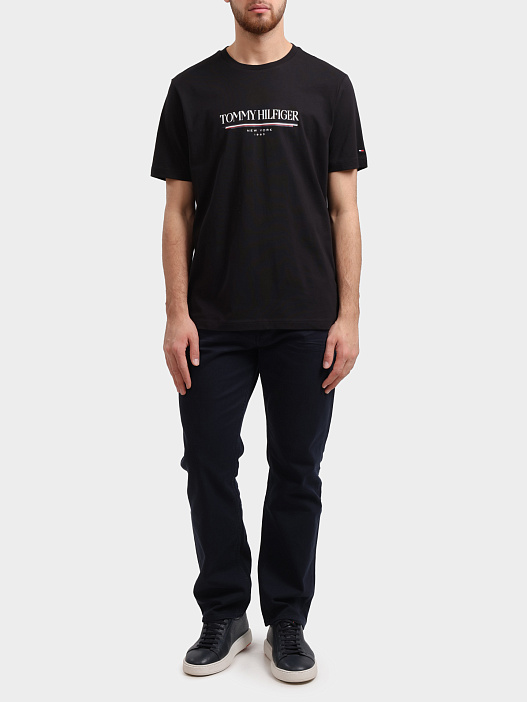 Футболка Tommy Hilfiger MW0MW40324 мужская с логотипом — купить в интернет-магазине Verdistore