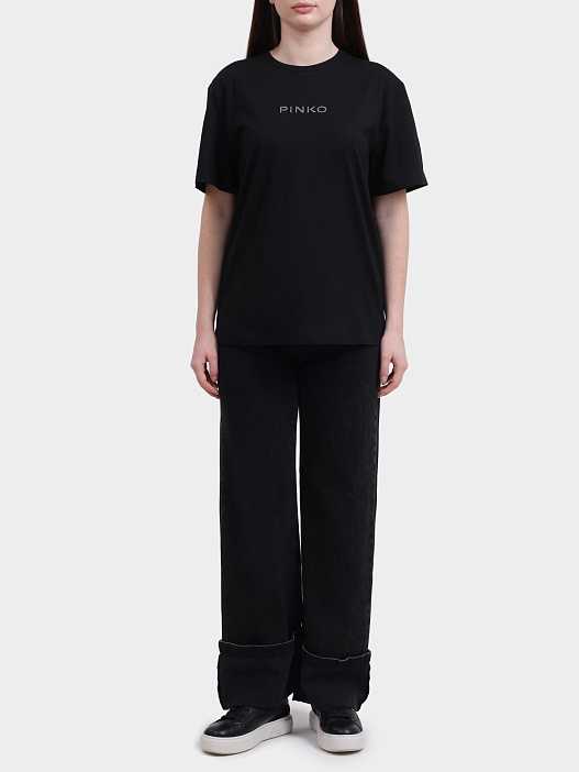 Футболка с контрастной надписью — купить в интернет-магазине Verdistore