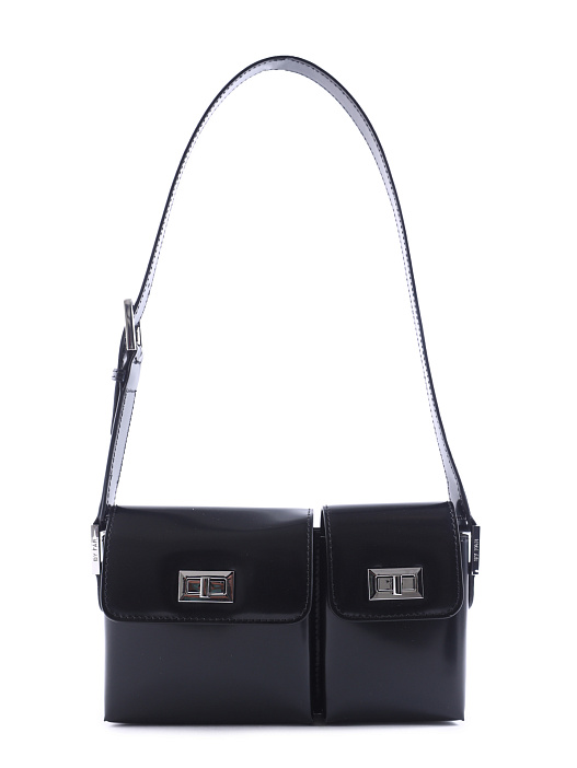 Сумка By Far 21FWBABYBOBLWSMA черная женская из кожи — купить в интернет-магазине Verdistore