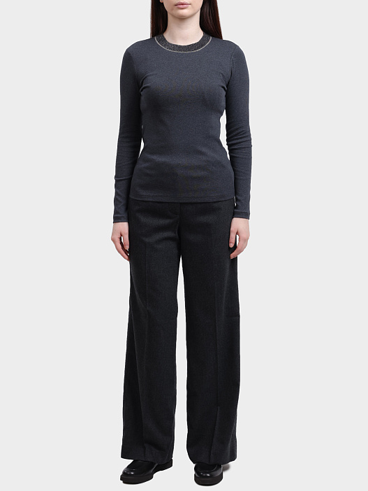 Лонгслив Peserico S06707J0 5669B 73B хлопковый женский — купить в интернет-магазине Verdistore