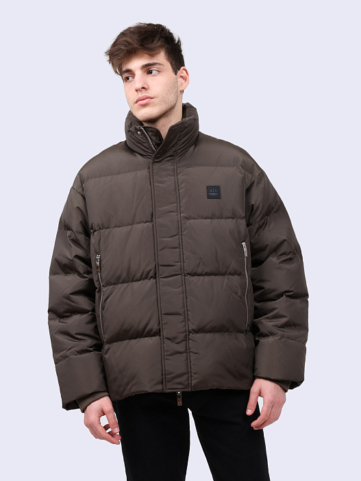 картинка Куртка Armani Exchange XM000032 AF10323 U8119 коричневая мужская  магазин Verdistore являющийся официальным дистрибьютором в России 