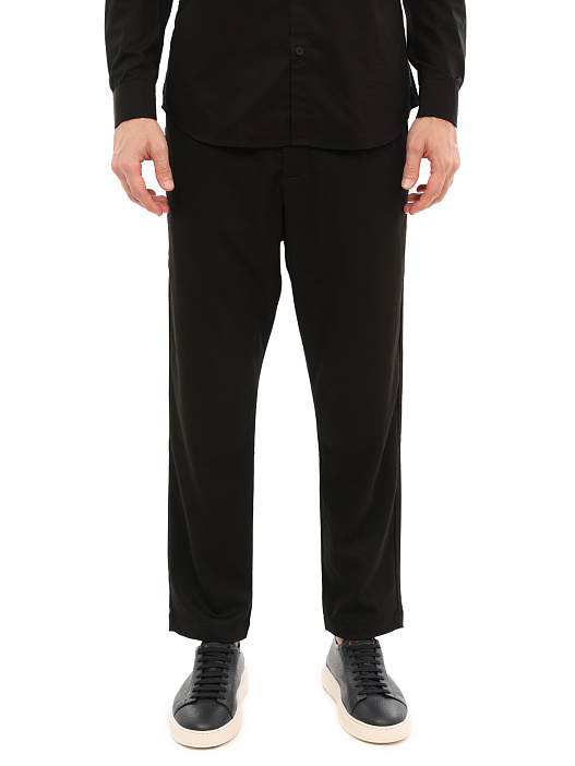 Брюки Armani Exchange 6LZP03 ZNYBZ 1200 черные мужские прямого кроя  — купить в интернет-магазине Verdistore