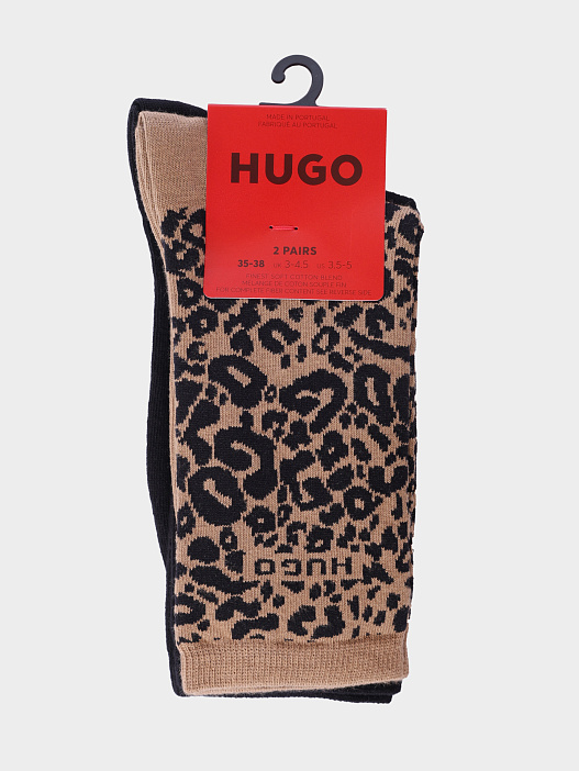 Комплект носков 2 пары Hugo 50543172 960 хлопковые женские — купить в интернет-магазине Verdistore