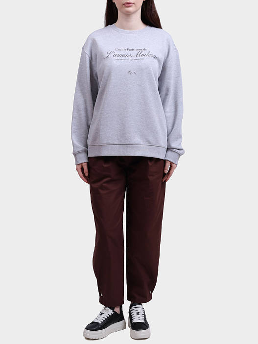 Свитшот Hugo 50545633 064 серый женский — купить в интернет-магазине Verdistore