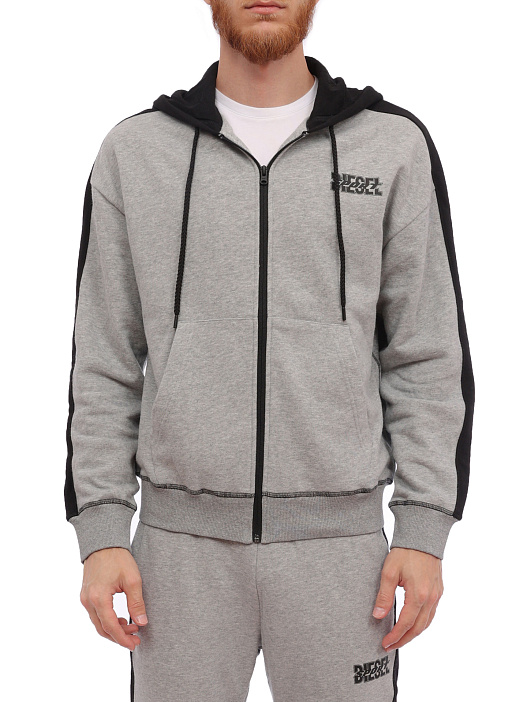 Мастерка Diesel A112800NEAHE3843 серая мужская — купить в интернет-магазине Verdistore