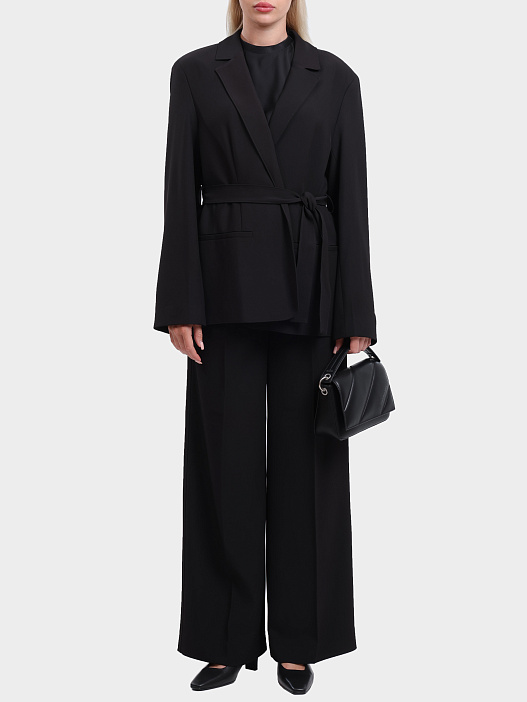 Брюки Calvin Klein K20K208214 черные женские — купить в интернет-магазине Verdistore