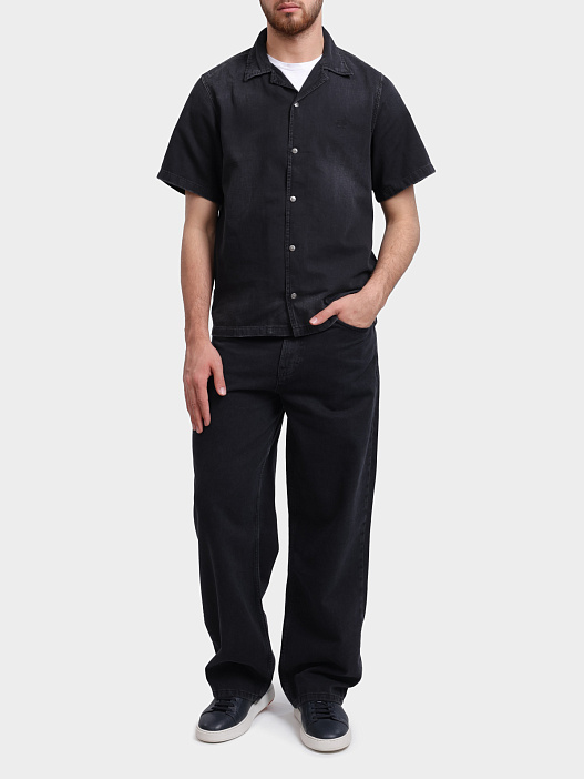Рубашка Diesel A169570DBDC02 темно-серая мужская свободного кроя — купить в интернет-магазине Verdistore