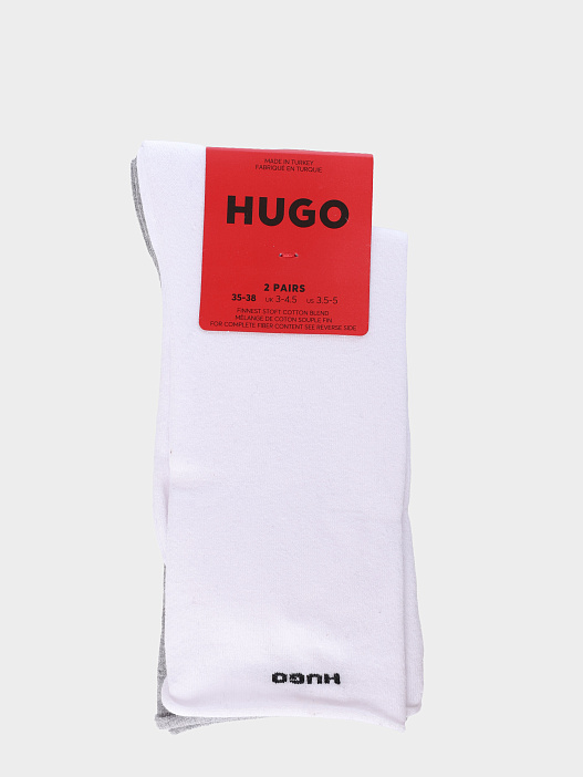 Комплект носков 2 пары Hugo 50491674 100 хлопковые женские — купить в интернет-магазине Verdistore