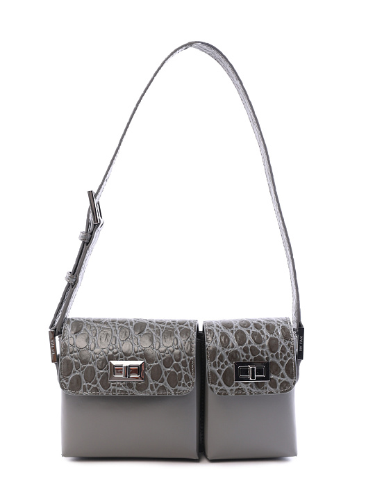 Сумка By Far 22PFBABYBOCEMCSPLSMA серая женская из кожи — купить в интернет-магазине Verdistore