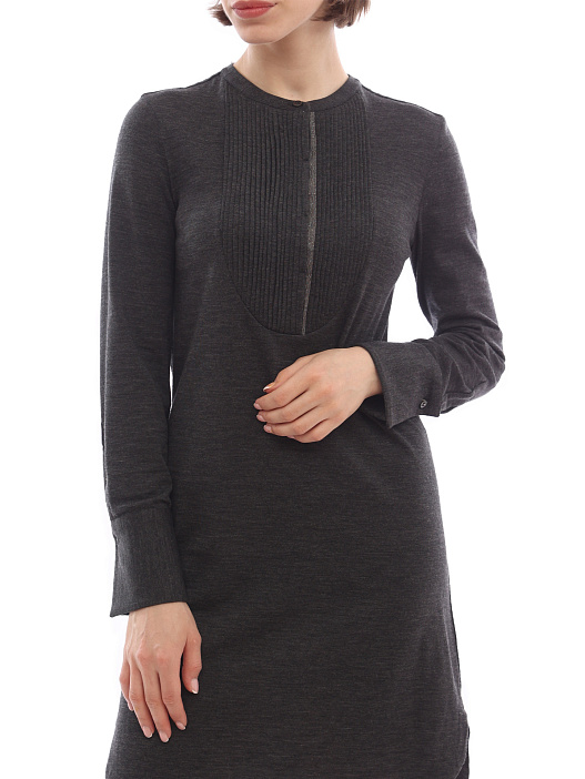 Платье Brunello Cucinelli MR905A59D1 серое женское — купить в интернет-магазине Verdistore